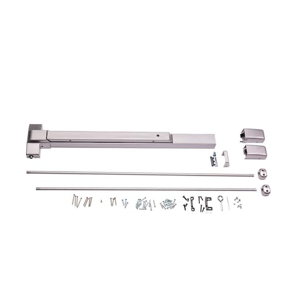 36 In. Stainless Steel Fire Rated Touch Bar Surface Vertical Rod Exit Device